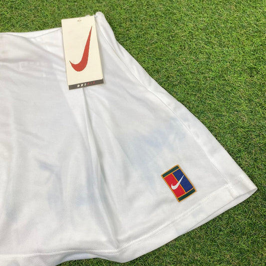 90s Nike Challenge Court Skirt White Medium - Vintage Box