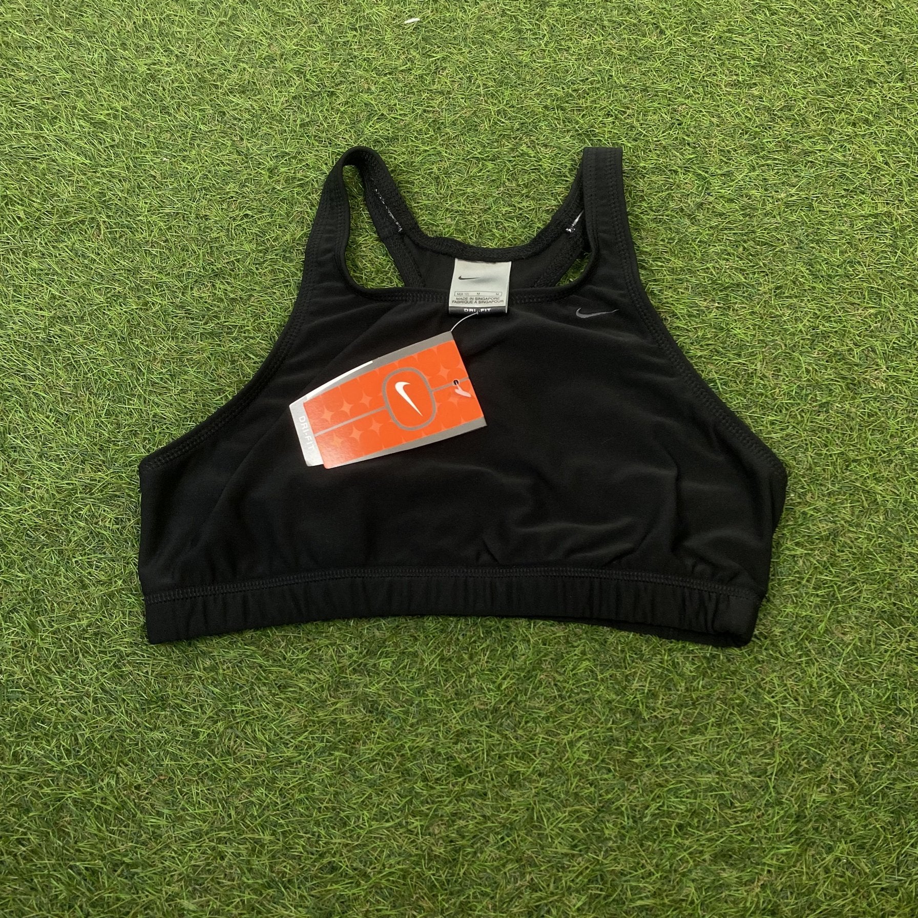 90s Nike Loungewear Bra And Shorts Black Small/Medium - Vintage Box