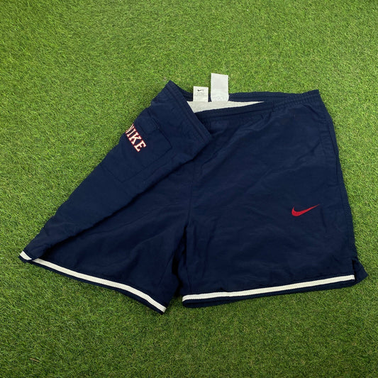 90s Nike Shorts Blue XXL - Vintage Box