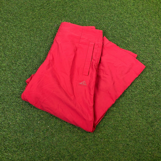 Retro Adidas 3/4 Length Shorts Red XS - Vintage Box