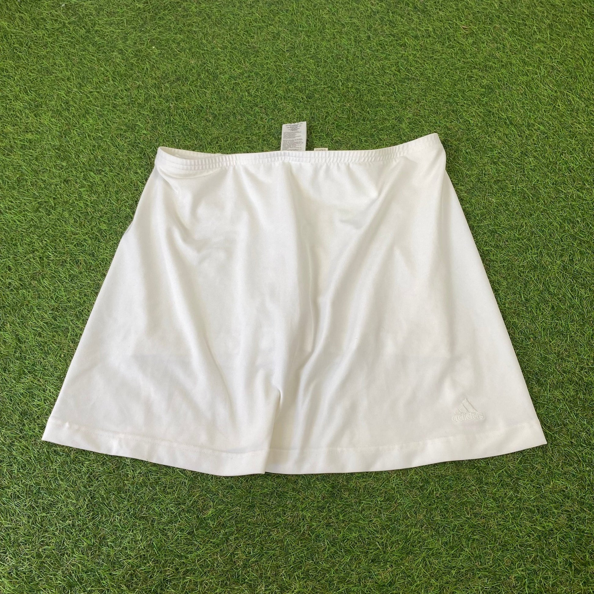 90s Adidas Tennis Skirt Skort White Medium UK8/10 - Vintage Box