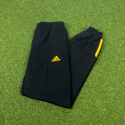 90s Adidas Cotton Joggers Black XS