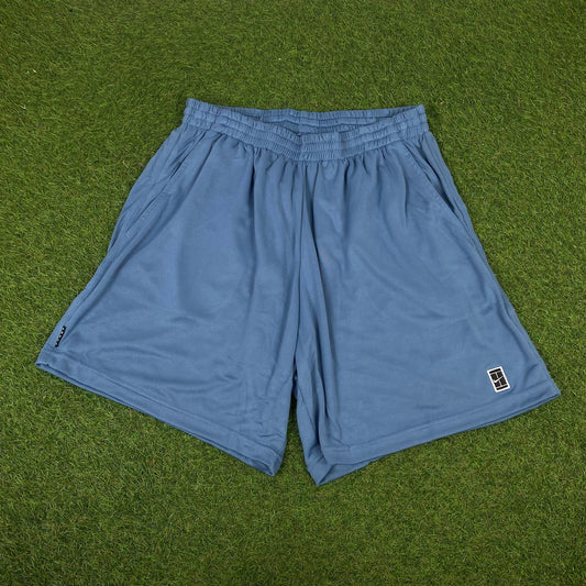 90s Nike Challenge Court Shorts Blue XL - Vintage Box