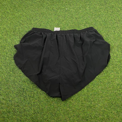 00s Nike Nylon Sprinter Shorts Black XL - Vintage Box