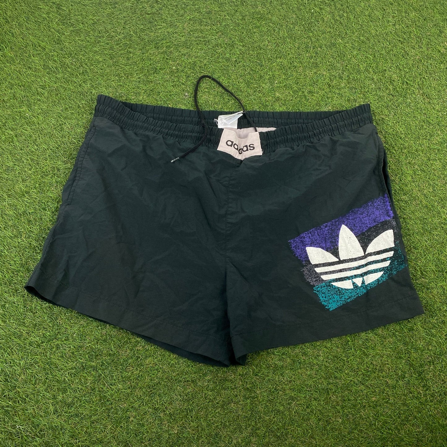 90s Adidas Shorts Black Medium - Vintage Box