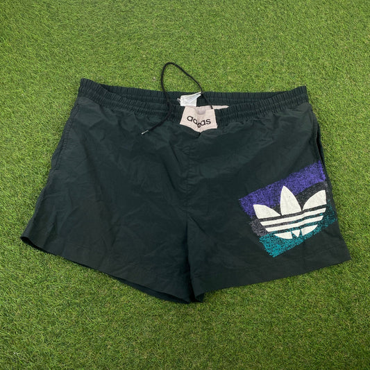 90s Adidas Shorts Black Medium - Vintage Box