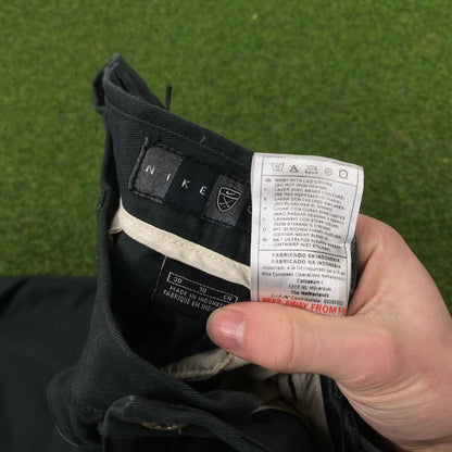 00s Nike Golf Shorts Blue Medium - Vintage Box