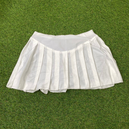 90s Nike Tennis Victory Skirt White Medium - Vintage Box