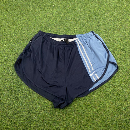 90s Nike Nylon Sprinter Shorts Blue Large - Vintage Box