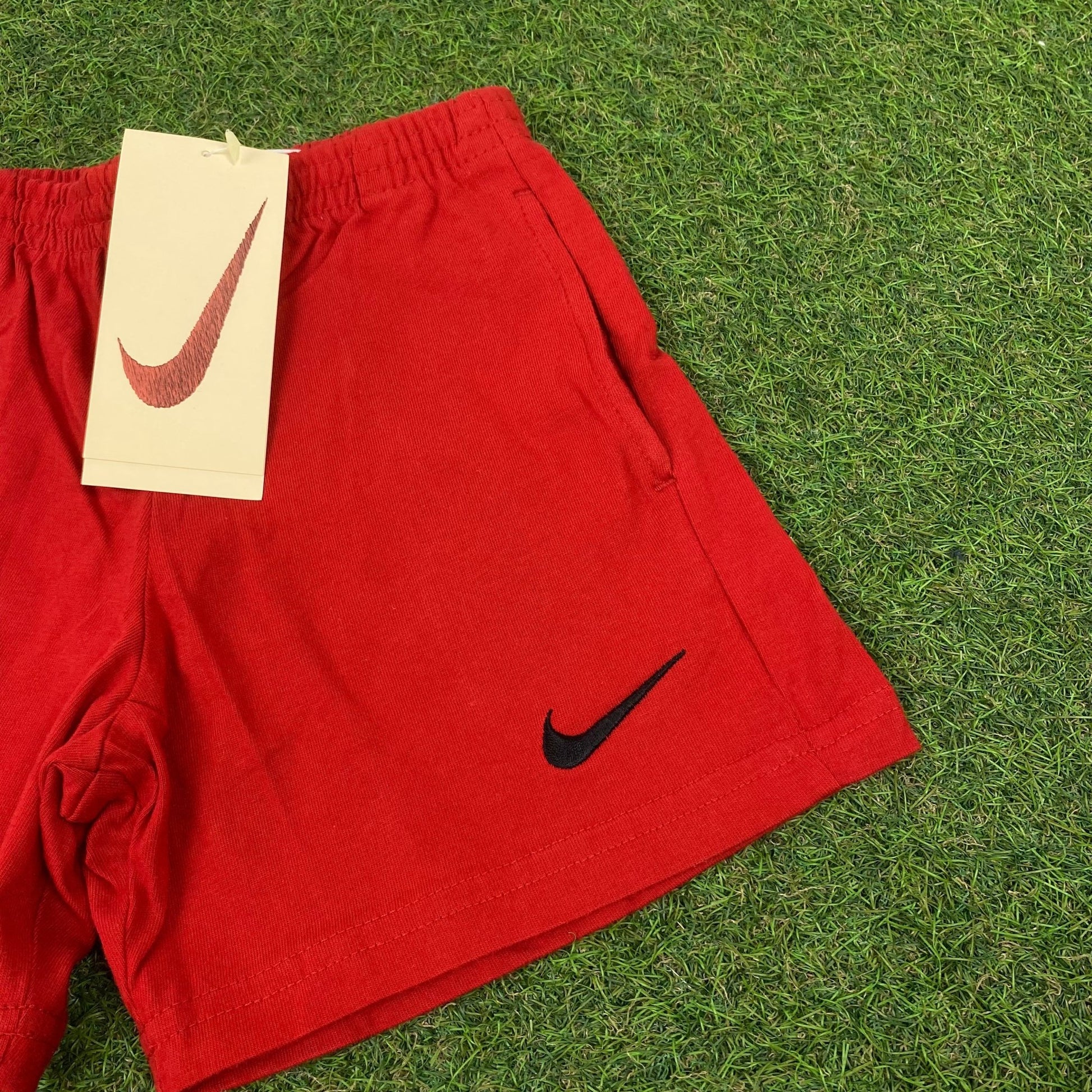 90s Nike Cotton Shorts Red XXS/XS - Vintage Box