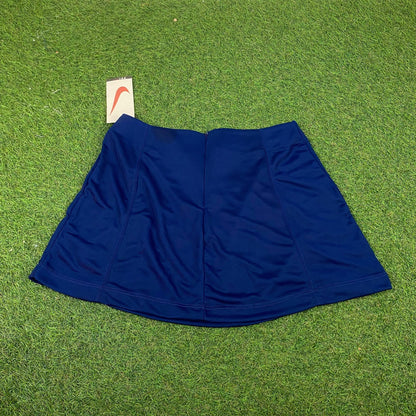 Vintage Nike Court Skirt Blue Large - Vintage Box