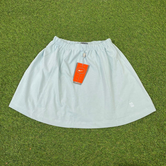 Vintage Nike Court Tennis Skirt Baby Blue Small - Vintage Box