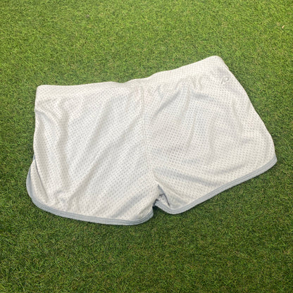 00s Nike Mesh Shorts White Medium - Vintage Box