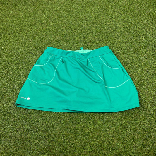Artengo Tennis Skirt Skort Green XS/S UK6 - Vintage Box