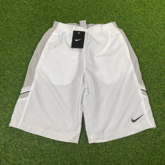 00s Nike Shorts White XS - Vintage Box
