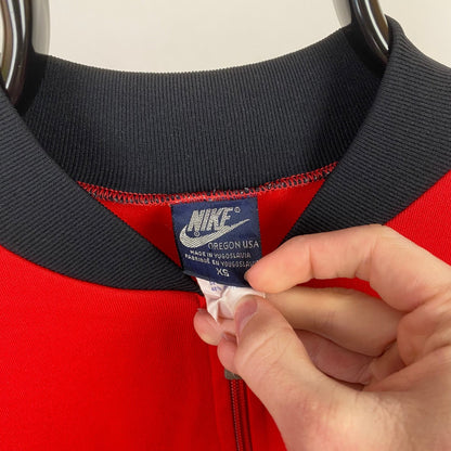 80s Nike Track Jacket Red XS - Vintage Box