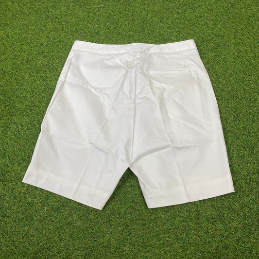 Vintage Nike Golf Shorts White Small - Vintage Box