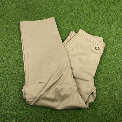 00s Nike Cargo Trousers Joggers Brown Small - Vintage Box