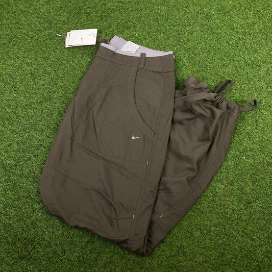 00s Nike Parachute Joggers Brown Small