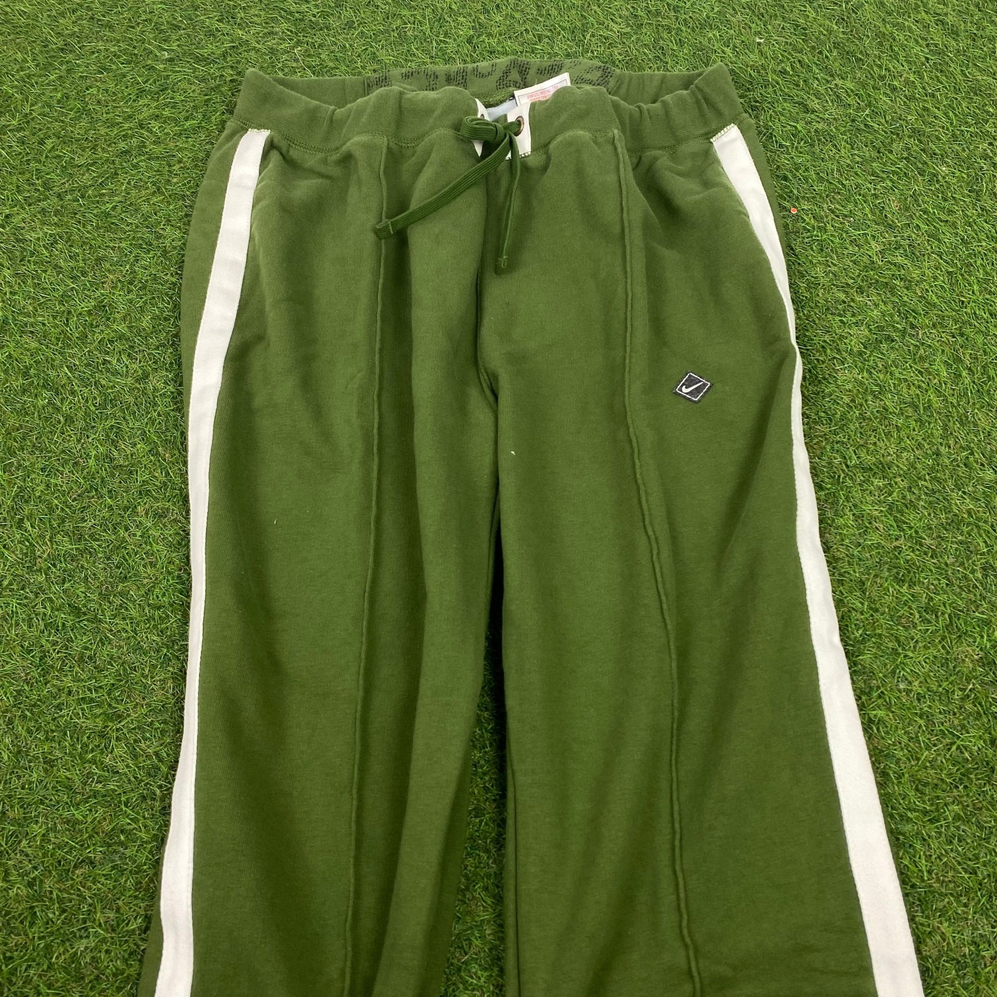 90s Nike Cotton Joggers Green Large - Vintage Box