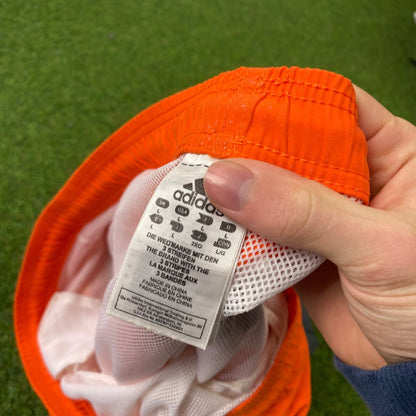 90s Adidas Swim Shorts Orange Large - Vintage Box