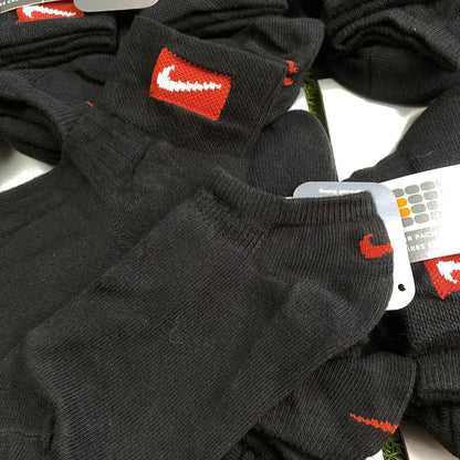 Vintage Nike Socks 2 Pack Black Red - Vintage Box