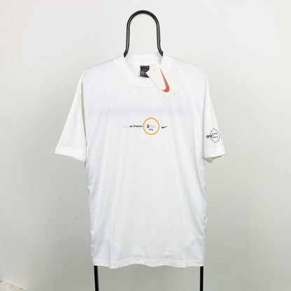 90s Nike Tour De France T-Shirt White Medium - Vintage Box
