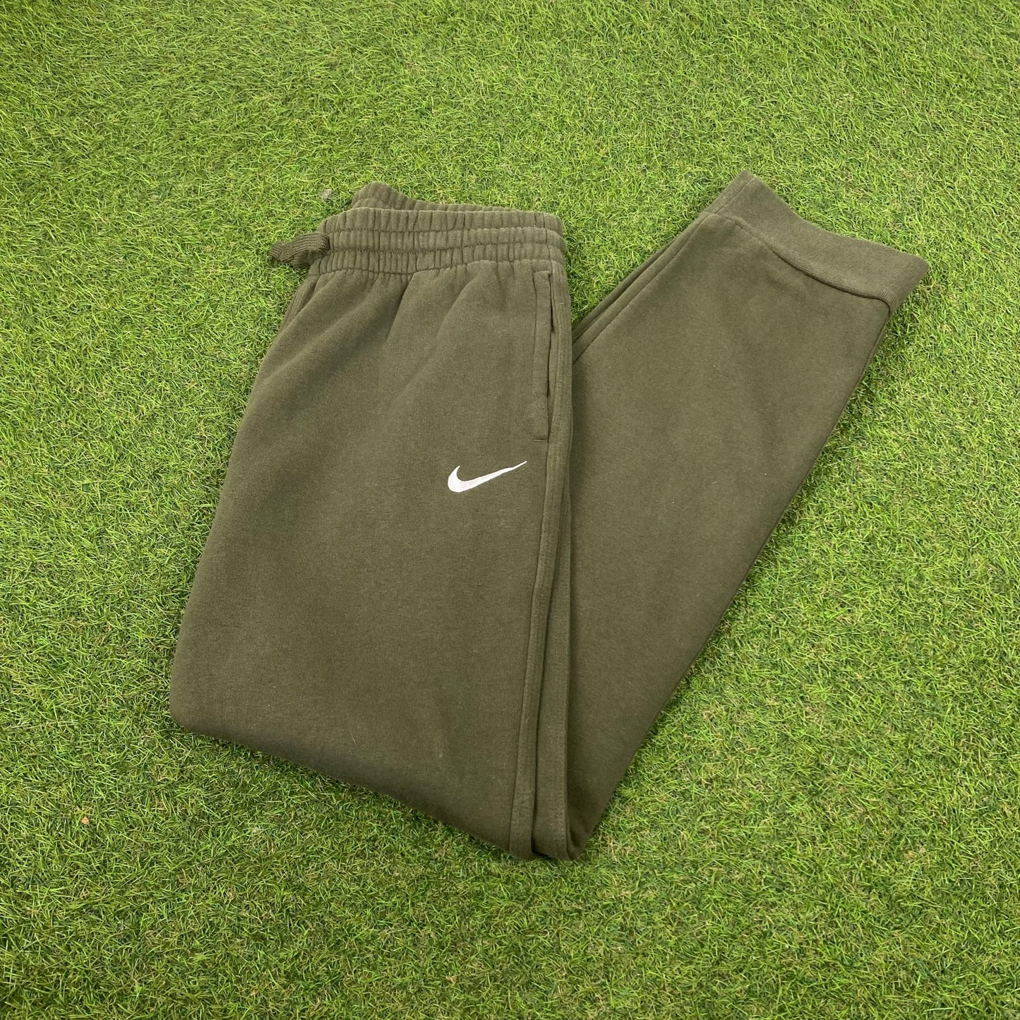 00s Nike Cotton Joggers Green XS - Vintage Box
