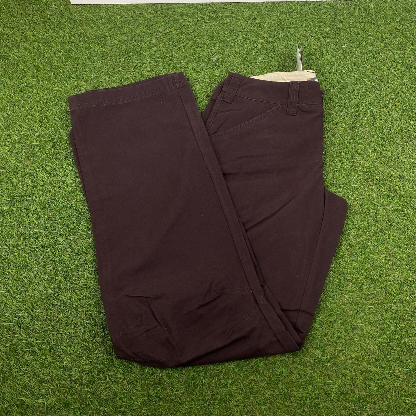 00s Nike ACG Cargo Trousers Joggers Brown XXS - Vintage Box