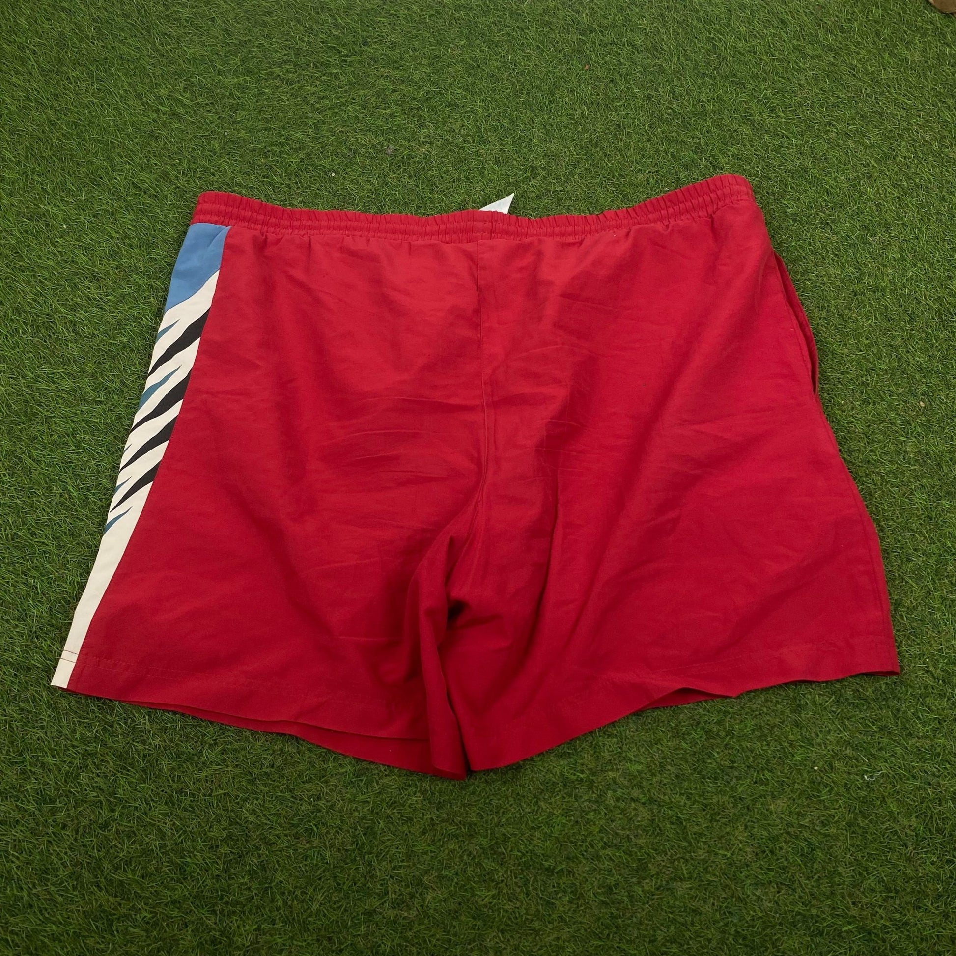 90s Adidas Shorts Red 3XL/XXL - Vintage Box