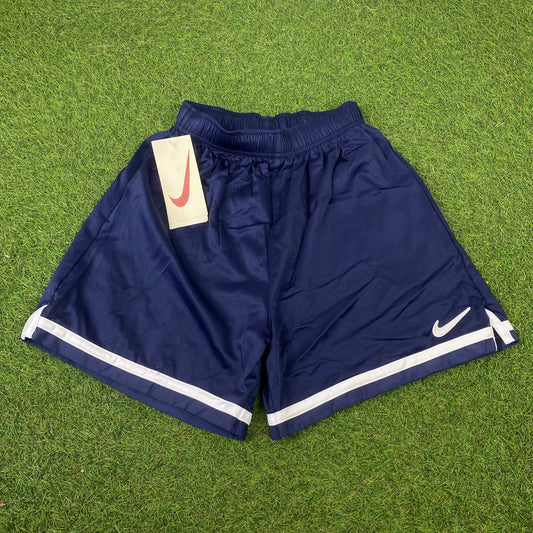 90s Nike Nylon Shorts Blue Small - Vintage Box