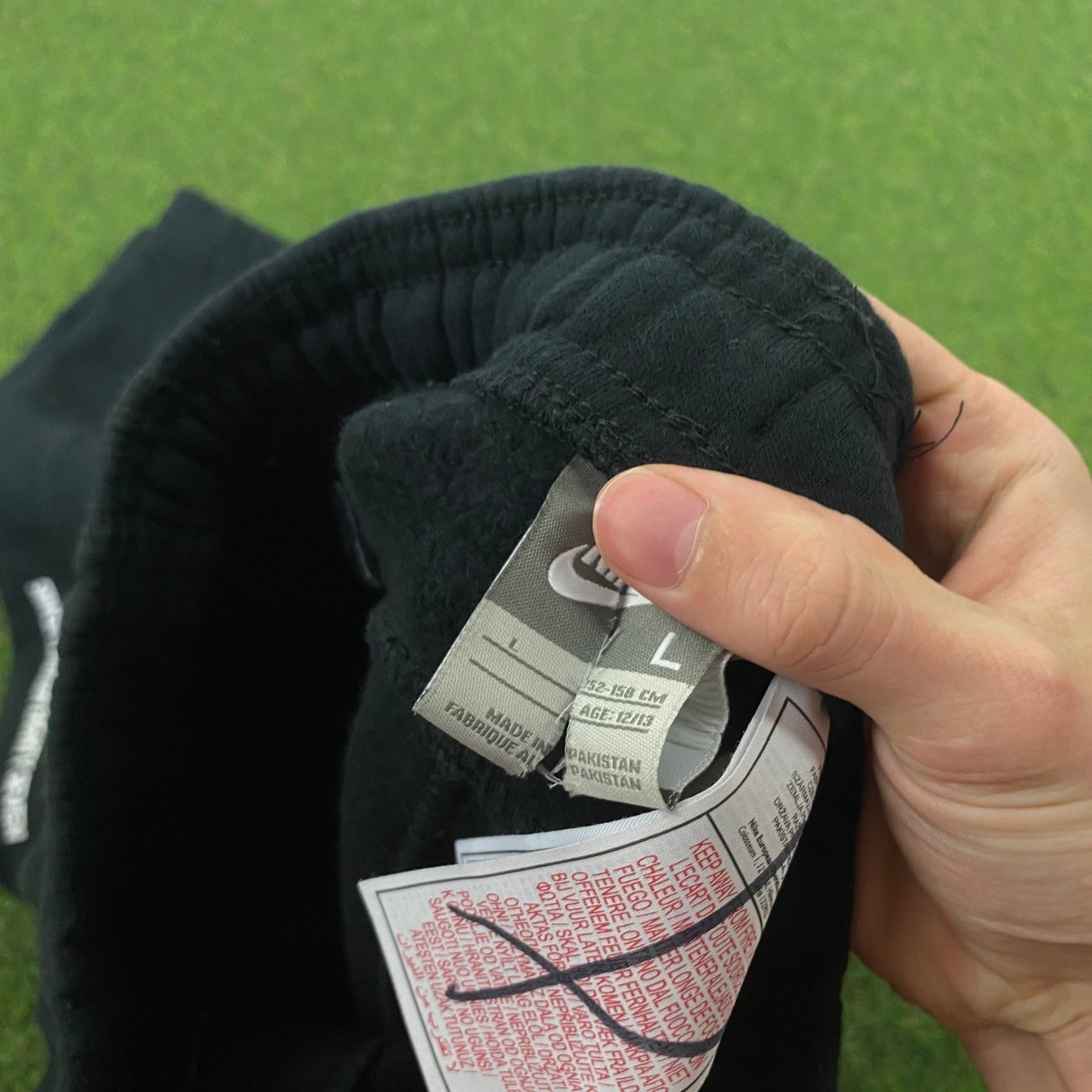 00s Nike Cotton Joggers Black XS - Vintage Box