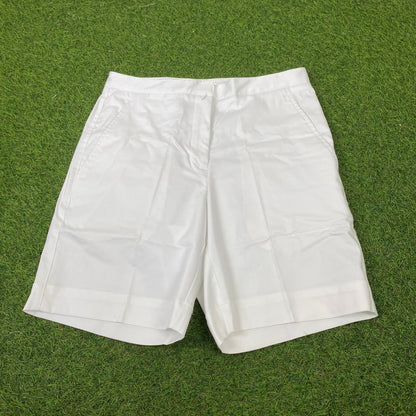 Vintage Nike Golf Shorts White Small - Vintage Box