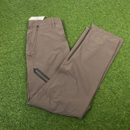 00s Nike ACG Cargo Trousers Joggers Brown XXL - Vintage Box