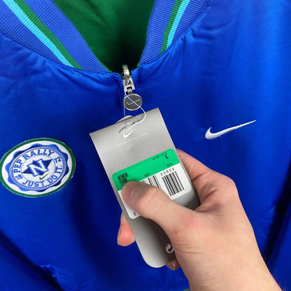 00s Nike Reversible Varsity Jacket Blue XL - Vintage Box