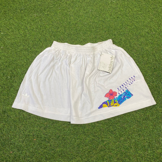 Vintage Adidas Steffi Graf Skirt White Large - Vintage Box