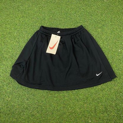 Vintage Nike Tennis Skirt Black Small - Vintage Box