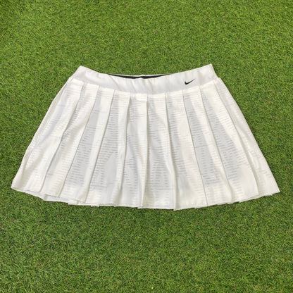 90s Nike Tennis Victory Skirt White XL - Vintage Box