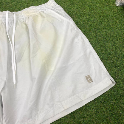 00s Nike Challenge Court Shorts Grey XXL - Vintage Box