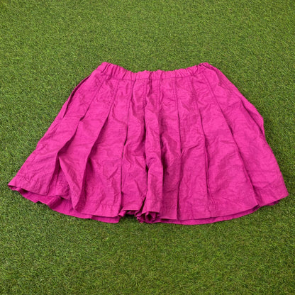 Vintage Nike Shell Skirt Pockets Purple Medium UK8/10 - Vintage Box