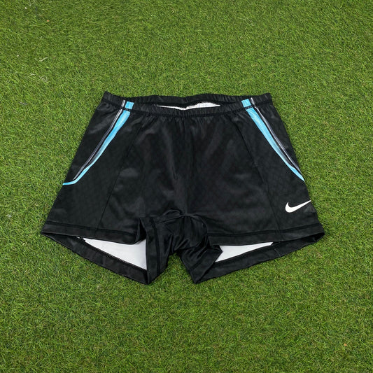 Vintage Nike Skinny Shorts Black XS - Vintage Box