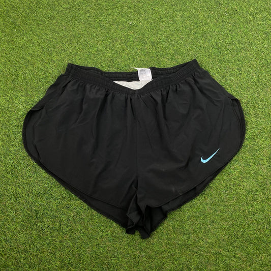 00s Nike Nylon Sprinter Shorts Black XL - Vintage Box