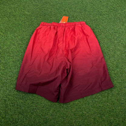 00s Nike Shorts Ombré Red Medium - Vintage Box