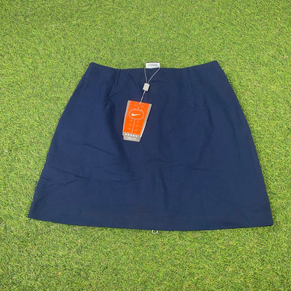 Vintage Nike Court Tennis Skirt Blue Small - Vintage Box