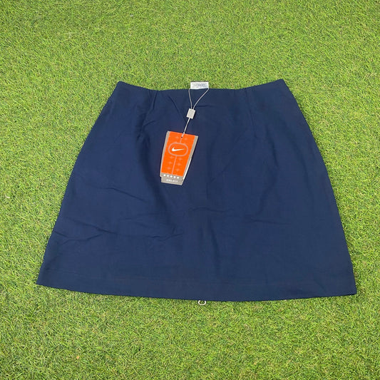 Vintage Nike Court Tennis Skirt Blue Small - Vintage Box