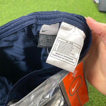 90s Nike Adjustable Shorts Blue XL - Vintage Box