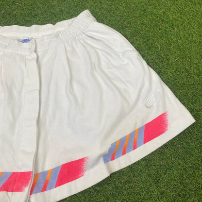 90s Nike Challenge Court Cotton Skirt White Large - Vintage Box