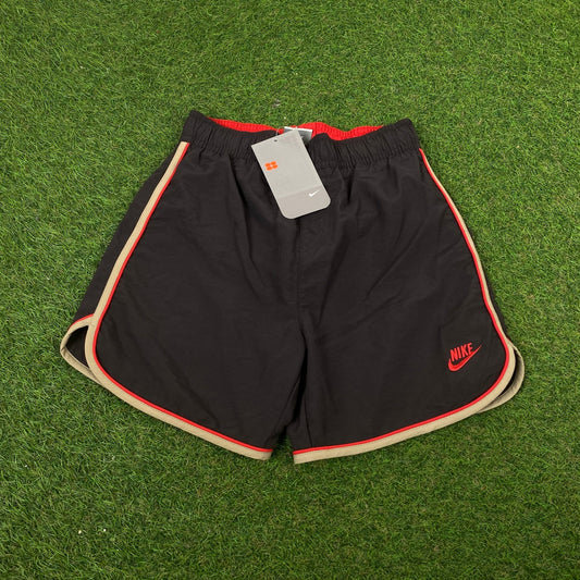 00s Nike Sprinter Shorts Brown Small - Vintage Box