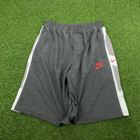 00s Nike Cotton Shorts Grey XL - Vintage Box