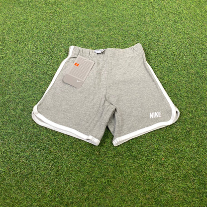Vintage Nike Cotton Shorts Grey XXS/XXXS - Vintage Box